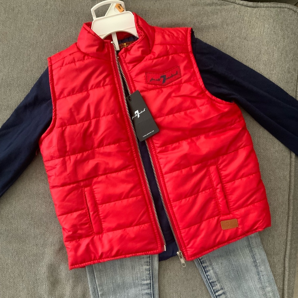 NWT 7 For All Mankind 3pc Set Size 3T